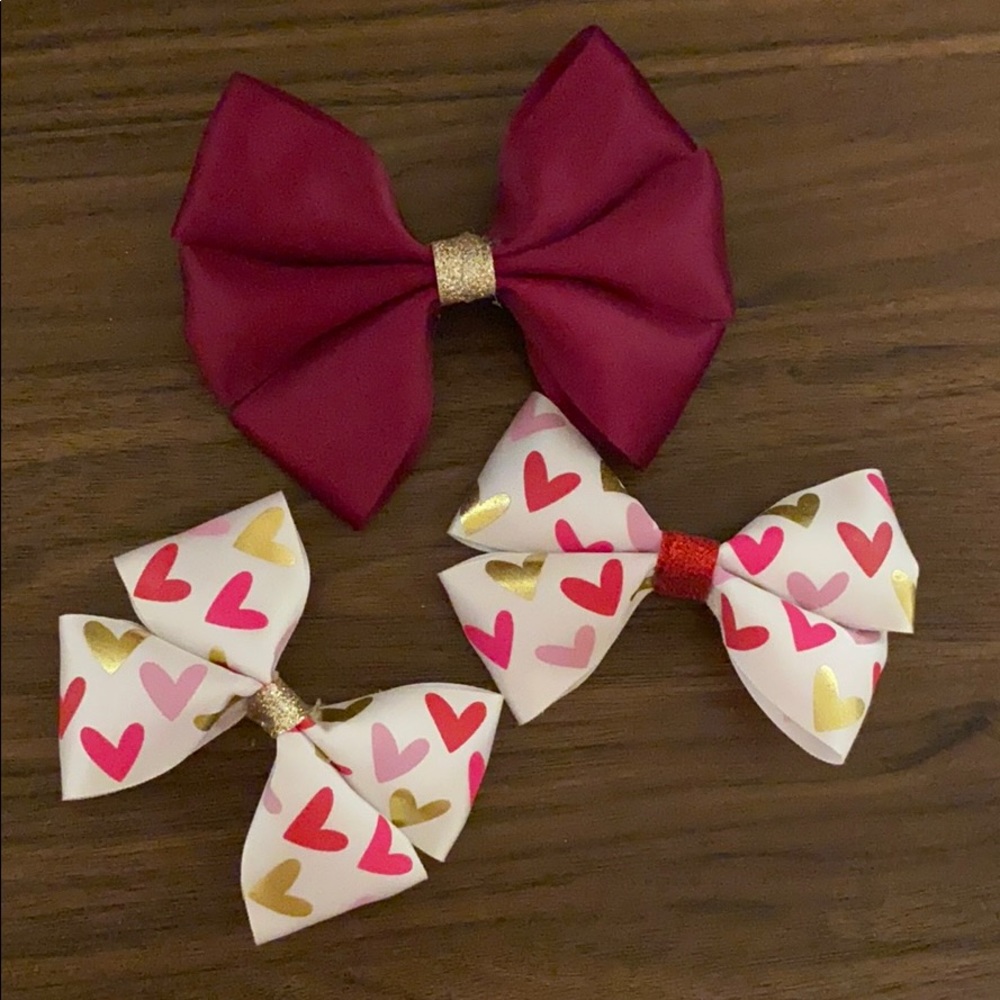Handmade Valentine Bows